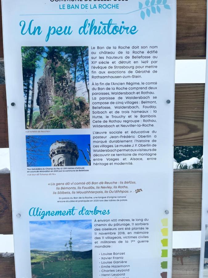 Maison Independante De Montagne En Alsace Bellefosse Exterior foto