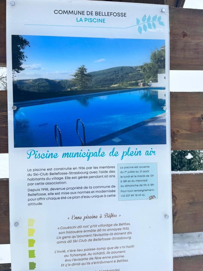 Maison Independante De Montagne En Alsace Bellefosse Exterior foto